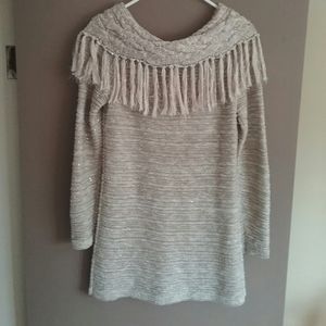 Vintage Ivory Sparkle Sweater size M